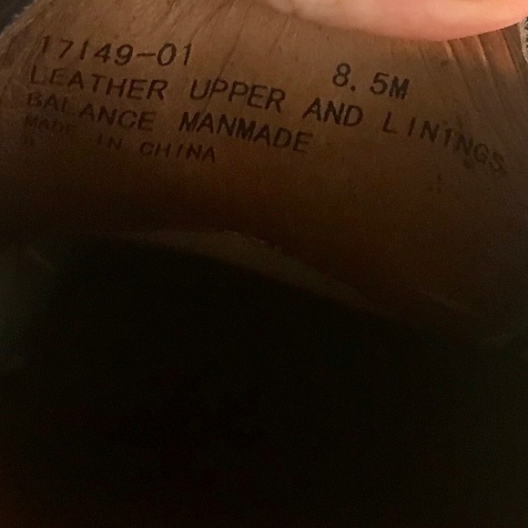 Florsheim Black Leather Lace Up Dress Shoes - Picture 5 of 7